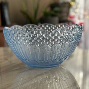 Gorham Elegant Vintage Blue Glass Bowl